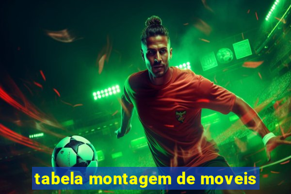 tabela montagem de moveis